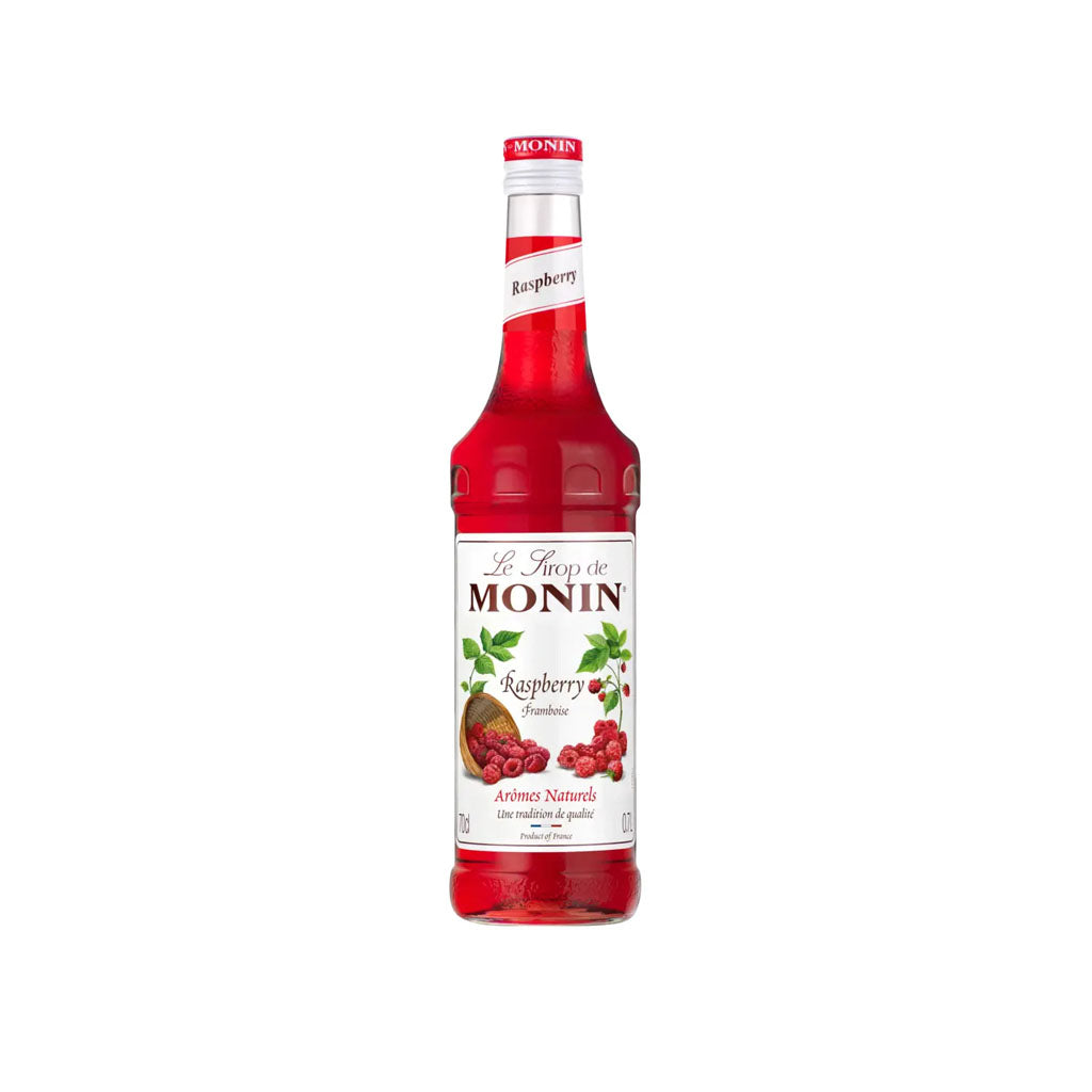 Monin Raspberry Syrup Bottle – 70cl for Cocktails & Desserts