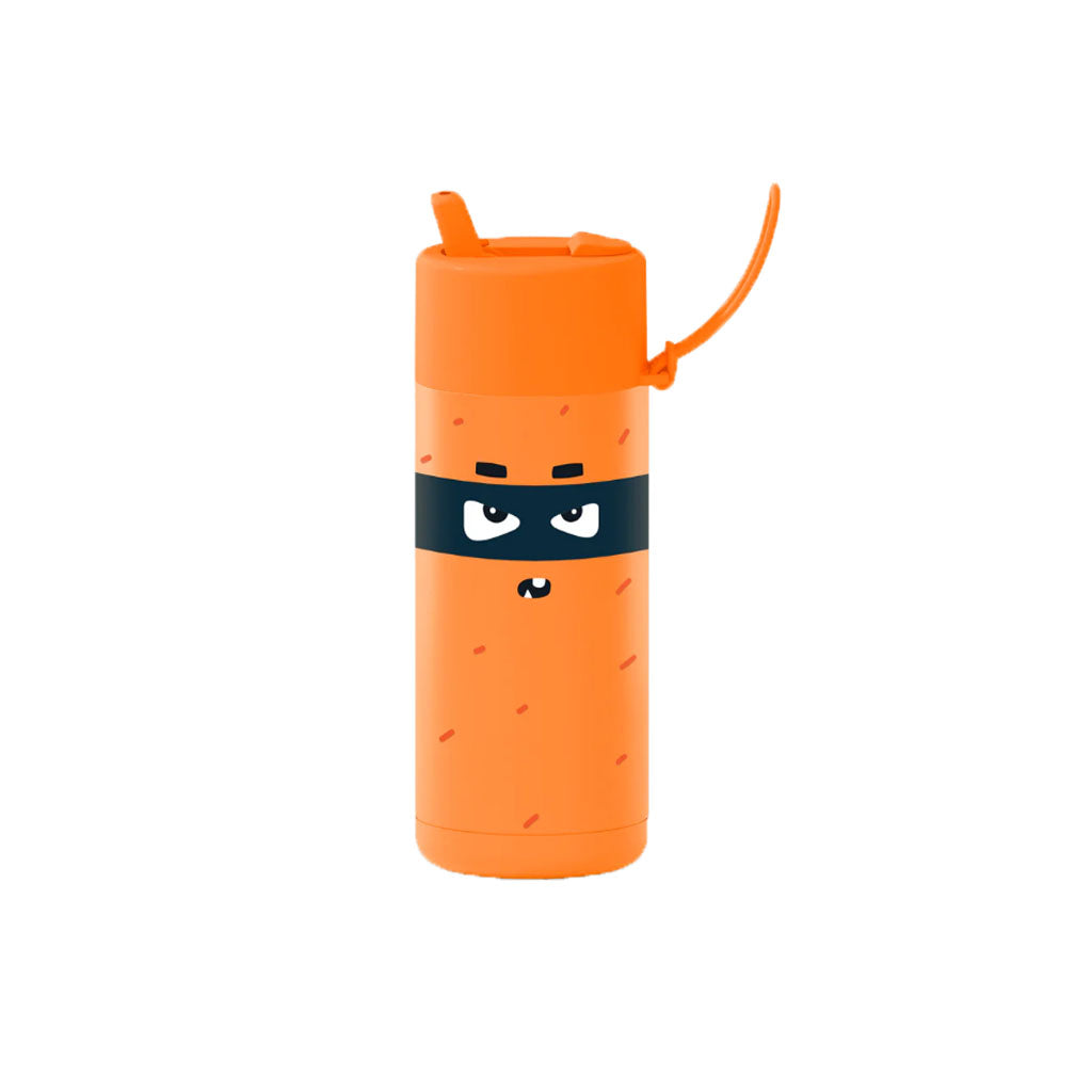 franksters Ceramic Reusable Bottle 475ml Neon Orange