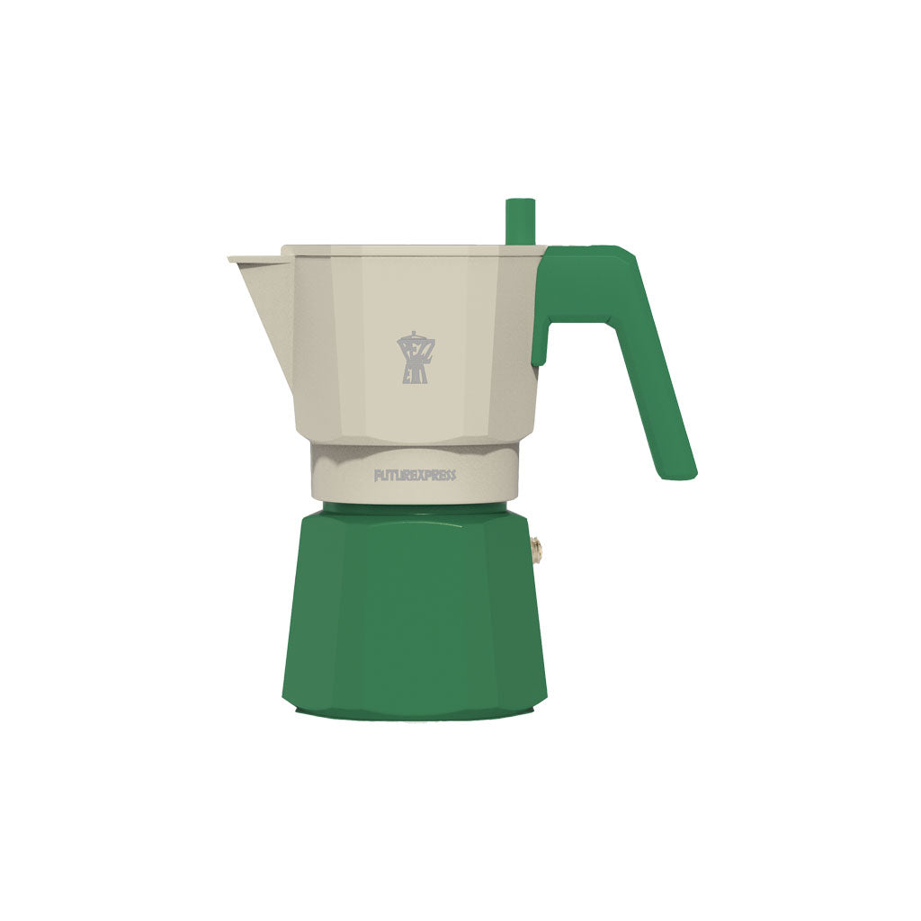 Pezzetti FuturExpress 3 Cup Moka Pot Forest Green