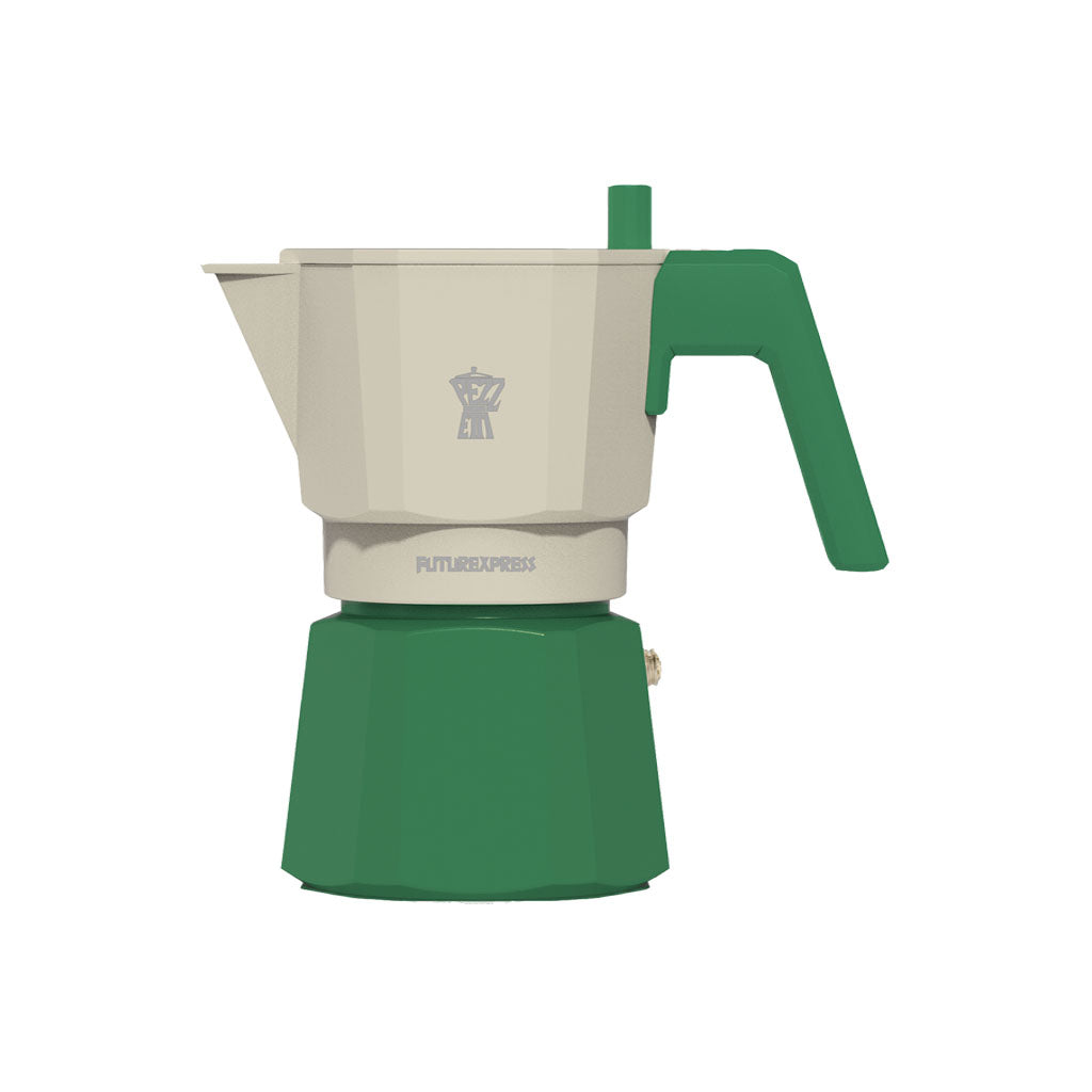 Pezzetti FuturExpress 6 Cup Moka Pot Forest Green