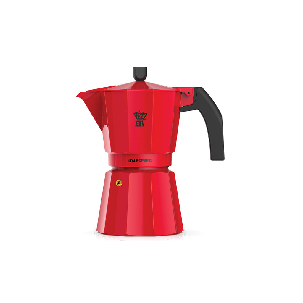Pezzetti ItalExpress 3 Cup Red Audacity Moka Pot
