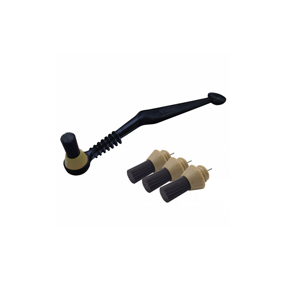 Pallo Black Coffee Machine Cleaning Brush With Replacement Bristles