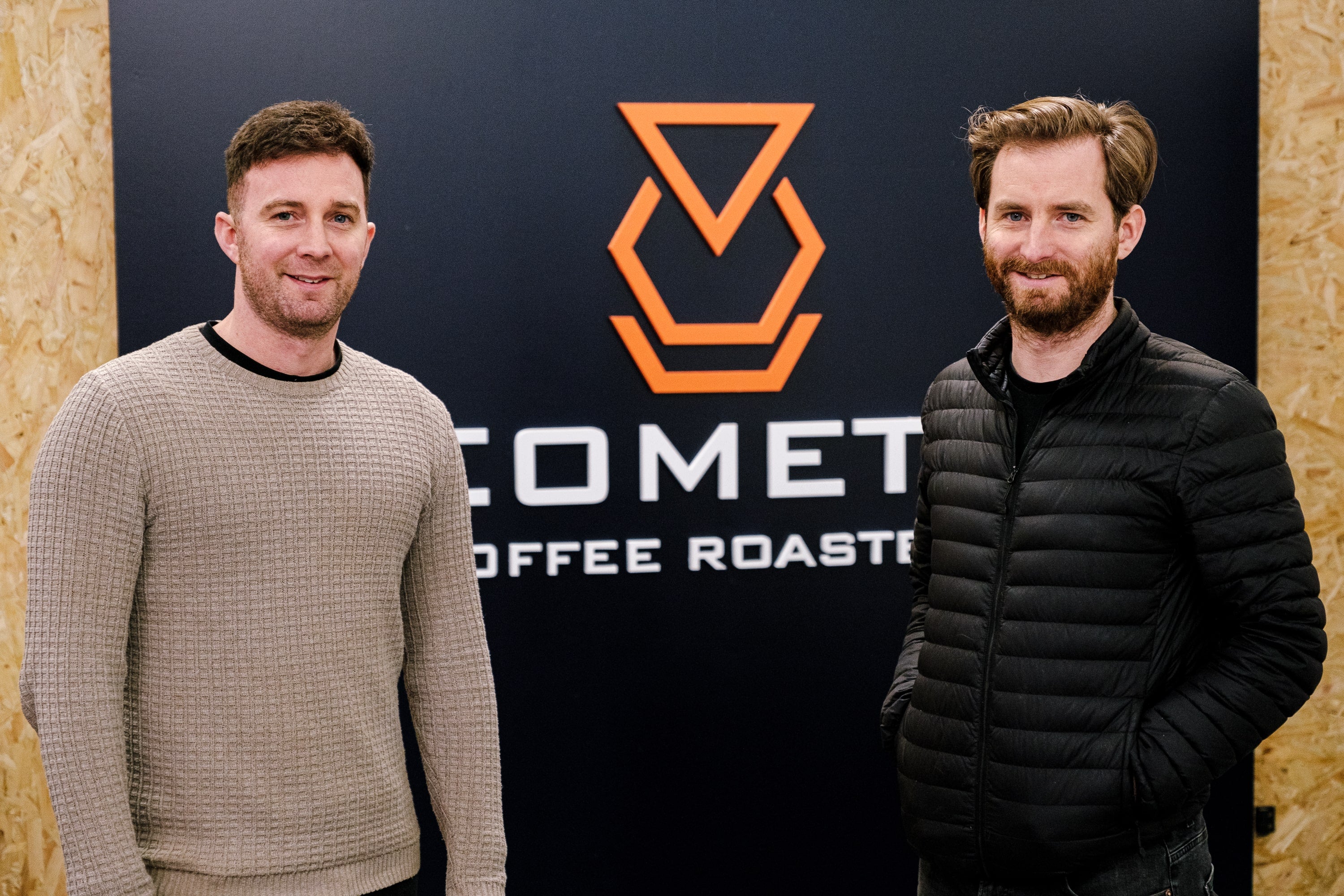 Brother's Matt and George. Founders of Geometry Coffee Roasters.