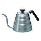 Hario V60 Coffee Drip Buono Kettle with a stainless steel beehive-shaped body, precise gooseneck spout, and ergonomic easy-grip handle, designed for controlled pour-over brewing. Suitable for induction, gas, and electric stoves.