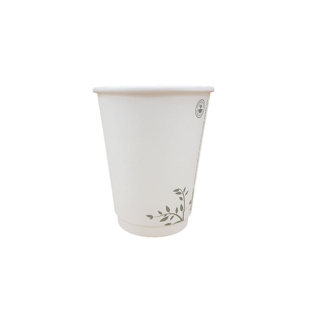 12oz Pearl White Compostable Cups