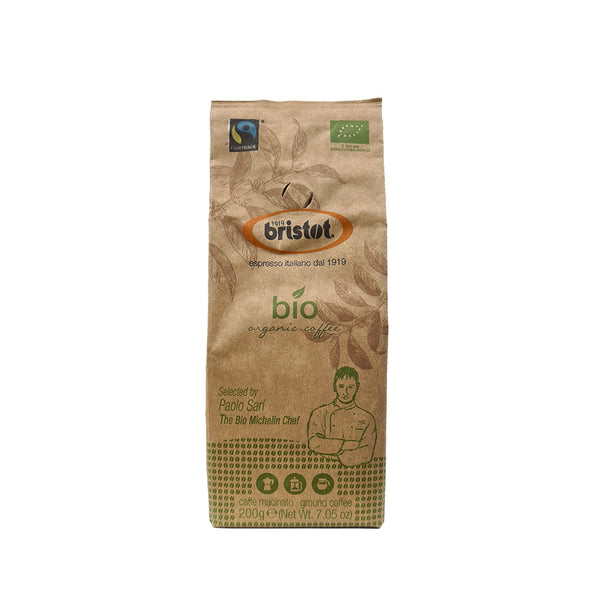 Bristot 200g Bio Organic Ground Coffee