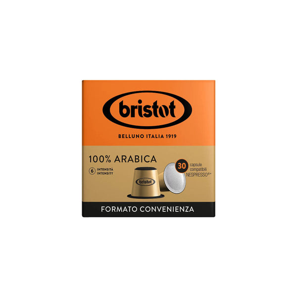 Bristot 100% Arabica Pods | 30 Capsules