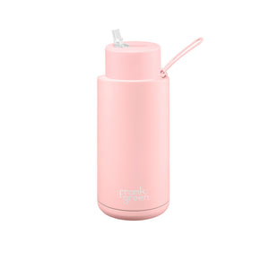 Frank Green 1 Litre Water Bottle Blushed Pink