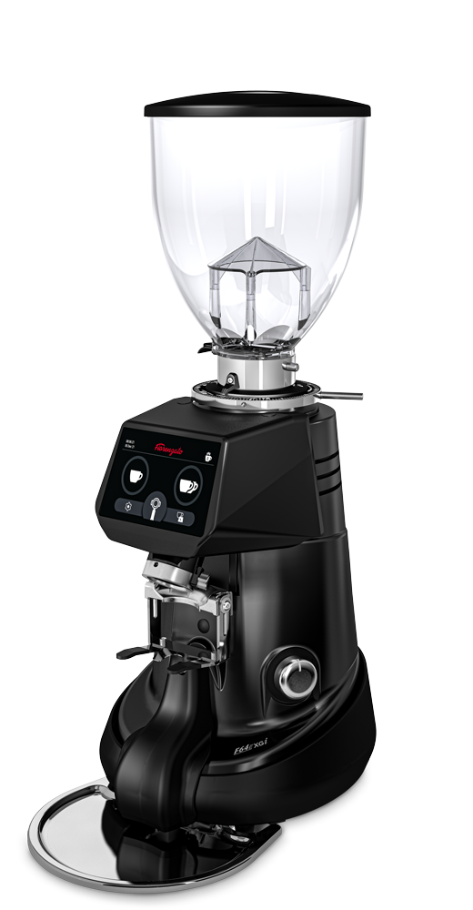 Fiorenzato F64 EVO XGi Black On Demand top of the range coffee grinder grind by time