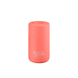 Frank Green 295ml Ceramic Reusable Cup Living Coral
