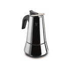 Pezzetti Steelexpress 4 Cup Silver Steel Espresso Pot